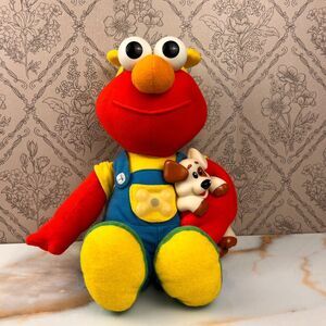 Vtg Tyco 90s Magic Lights Elmo Toy Sesame Street Lights Up and Plays Music WORKS